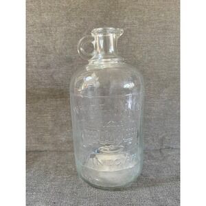 Vintage Antique White House Vinegar 1/2 Gallon Handled Jug Bottle‎